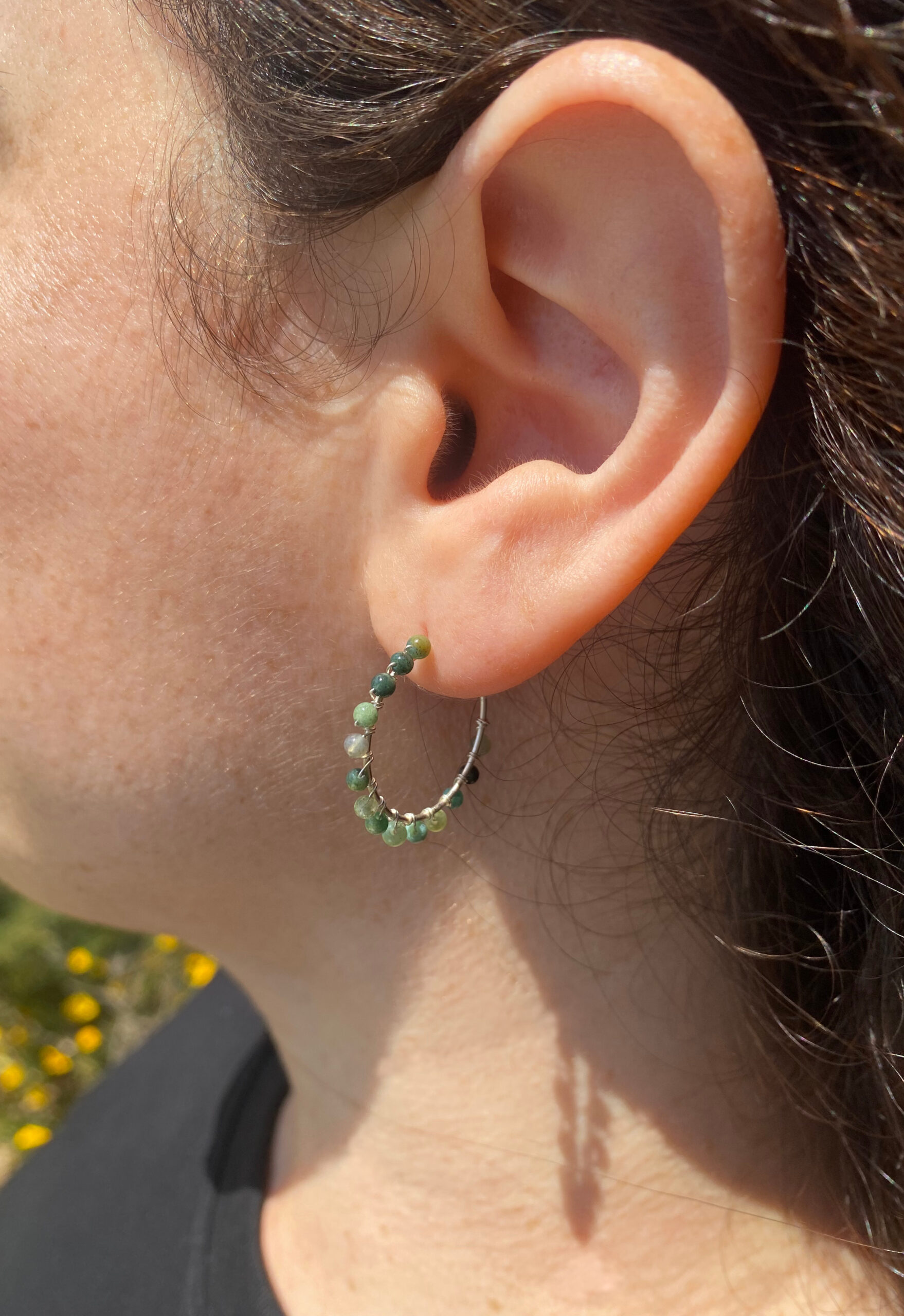 Pendientes Clío plateado modelo
