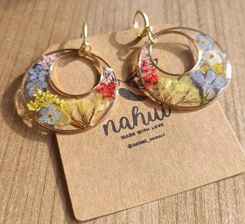Pendientes Flora
