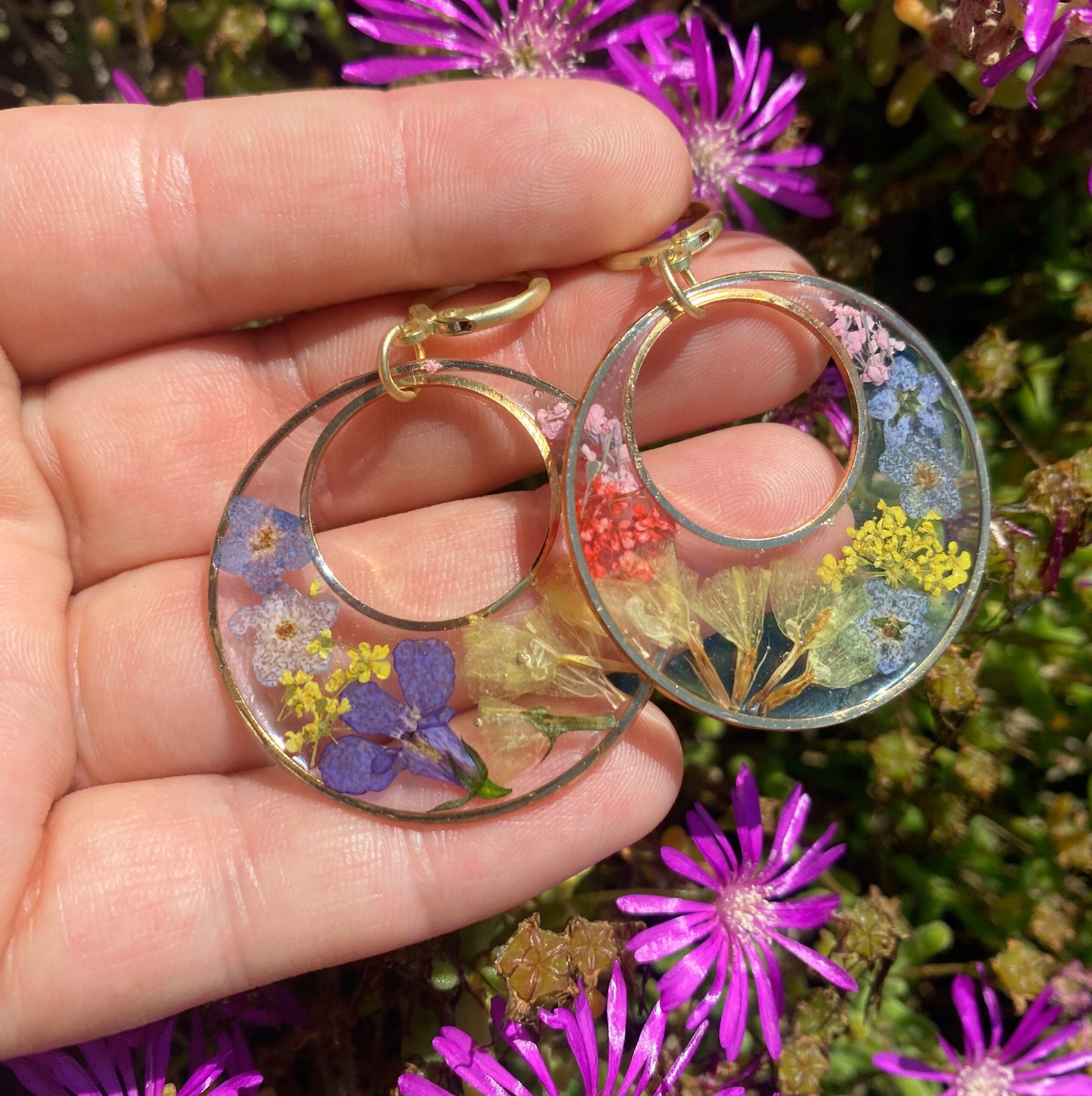 Pendientes Flora exterior 2