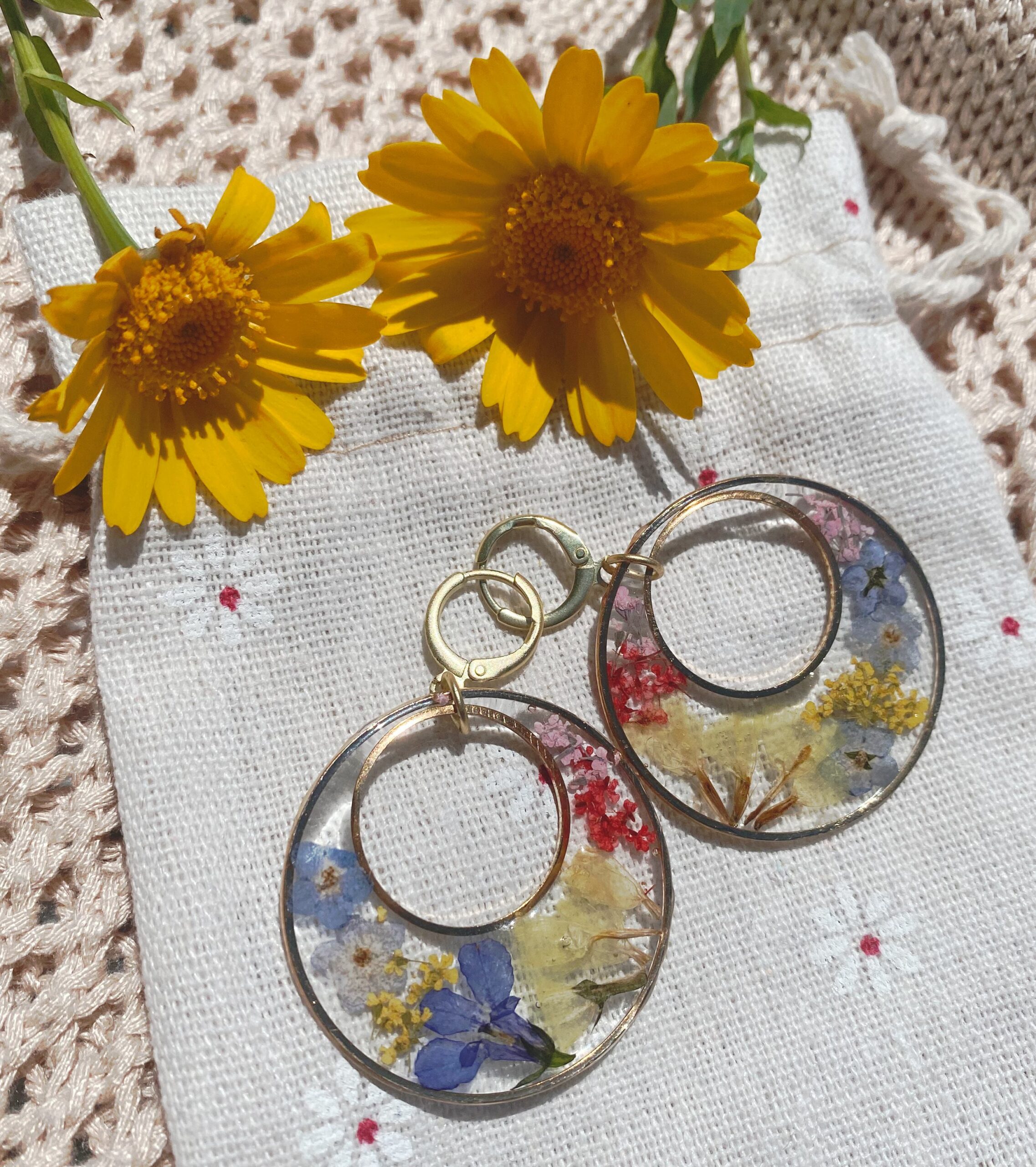 Pendientes Flora exterior 3