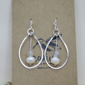 Pendientes Helena plateado