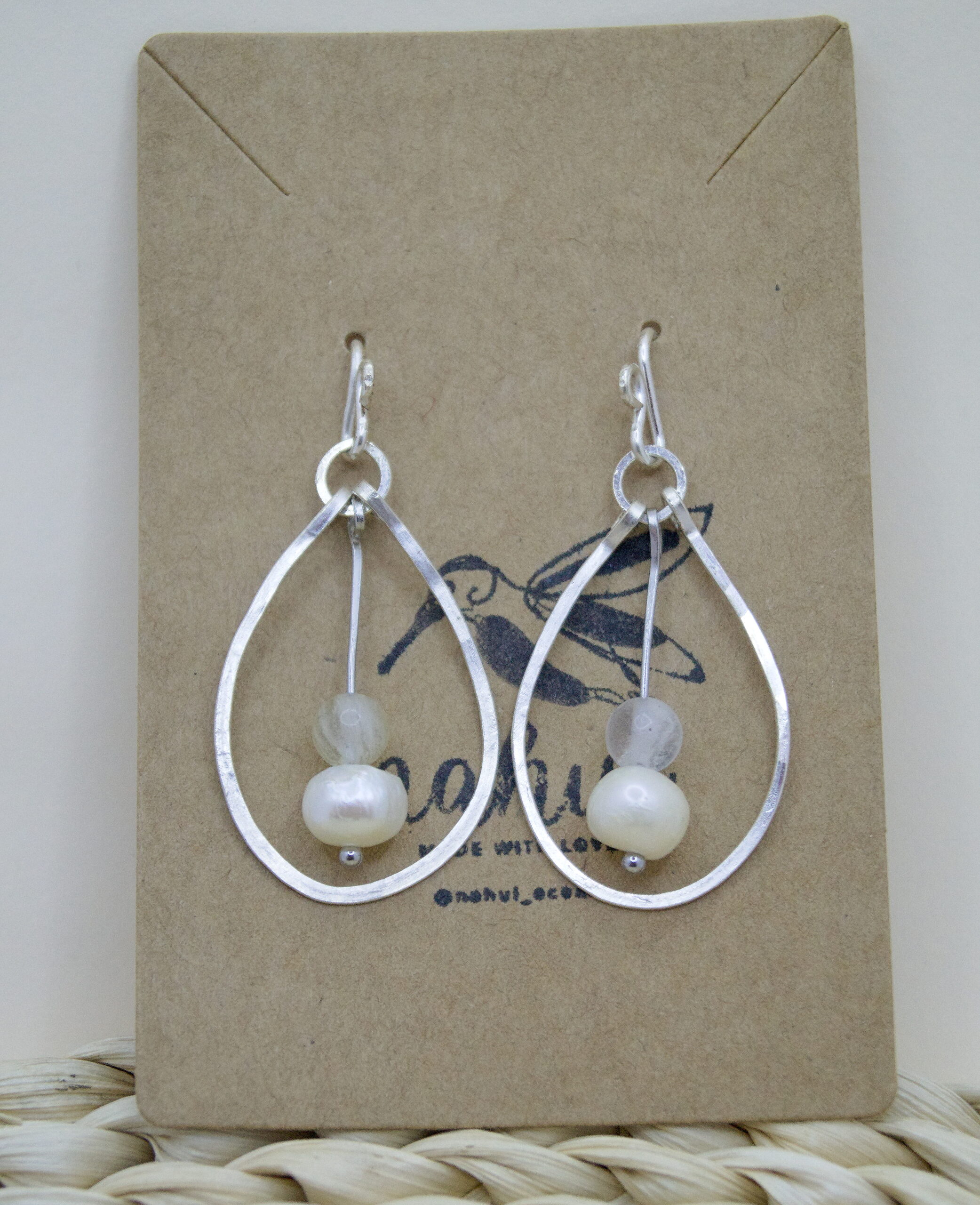 Pendientes Helena plateado